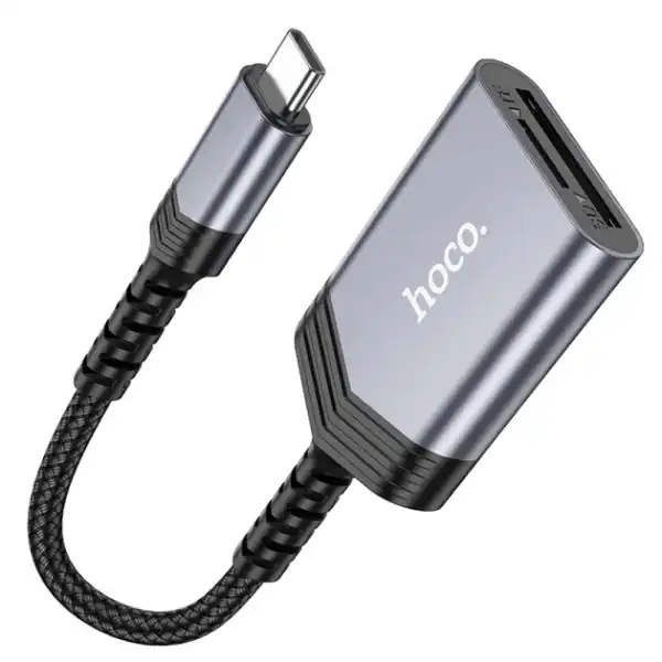 Lector de tarjetas de memoria SD USB C Hoco UA25 - Imagen 7