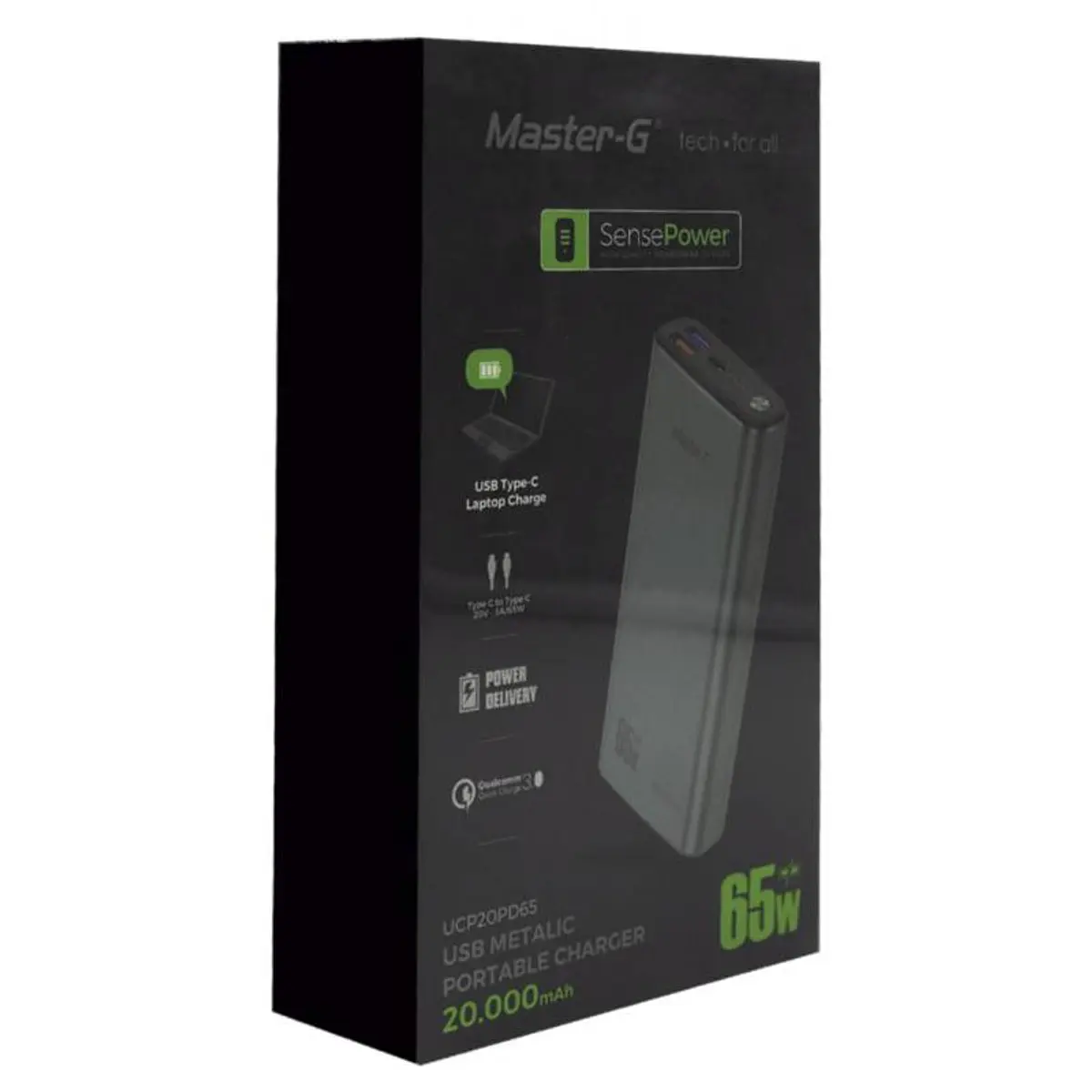 Power Bank Master G 20000 Mah Pd 65w Quick Charge