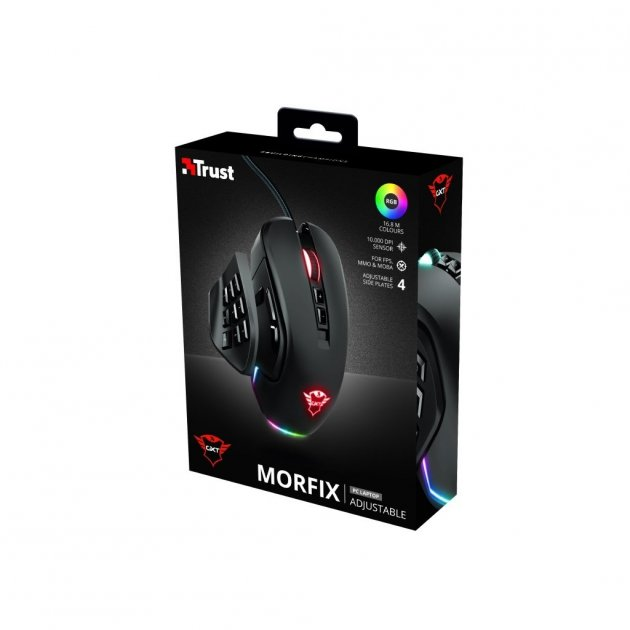 Mouse Gamer TRUST GAMING MOUSE MORFIX CUSTOMISABLE