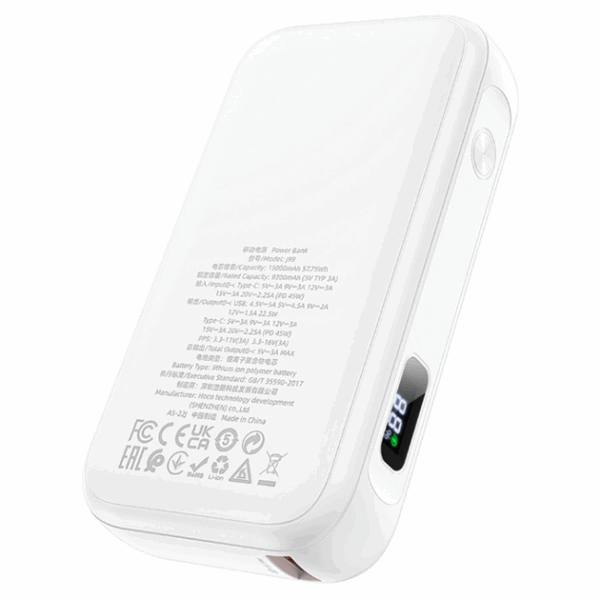 Power bank HOCO Pd 45W + QC3.0 (22.5W) 15000 mAh Batería Portátil - Imagen 2