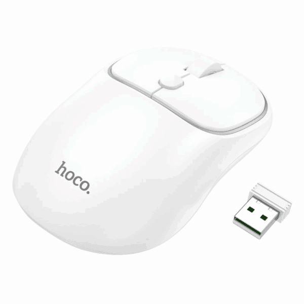 Mouse óptico inalámbrico Hoco Conexión Bluetooth y inalámbrica - Imagen 3