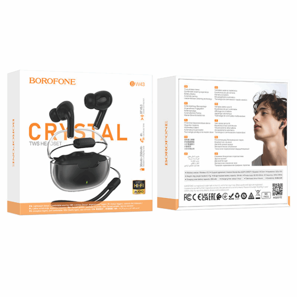 Audifonos Bluetooth con Estuche Bw43 - Imagen 3