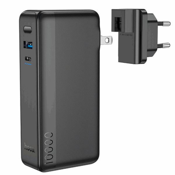 Power Bank HOCO 2 en 1 Carga de 22.5W 10000mAh Batería Portátil Negro - Imagen 3