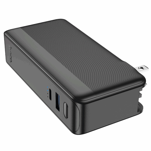 Power Bank HOCO 2 en 1 Carga de 22.5W 10000mAh Batería Portátil Negro - Imagen 5