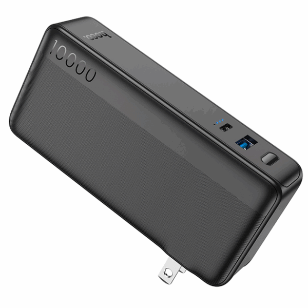 Power Bank HOCO 2 en 1 Carga de 22.5W 10000mAh Batería Portátil Negro - Imagen 4