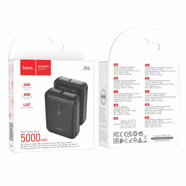 Power Bank HOCO Strider 5000 mAh - Imagen 2