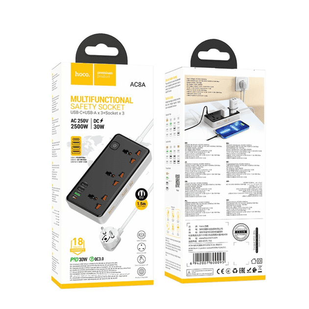 Cable de extensión de red multifuncional Hoco