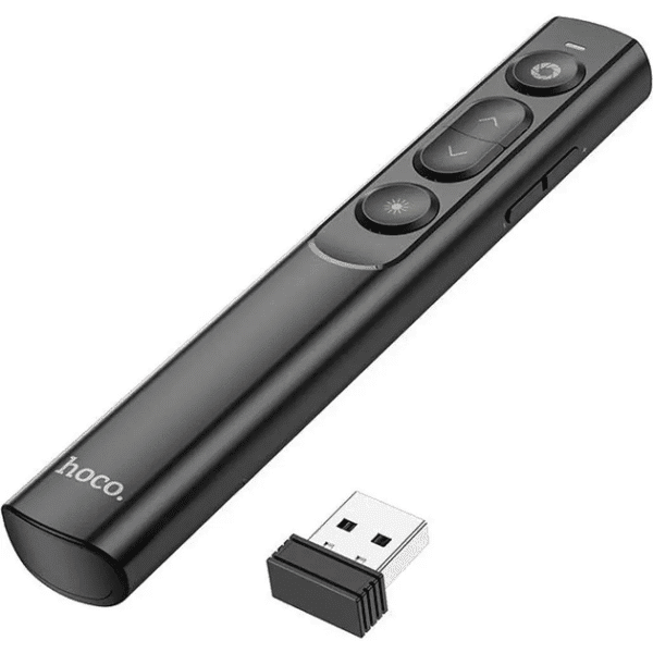 Puntero láser presentador Hoco GM201 inalámbrico 24G USB negro - Imagen 6