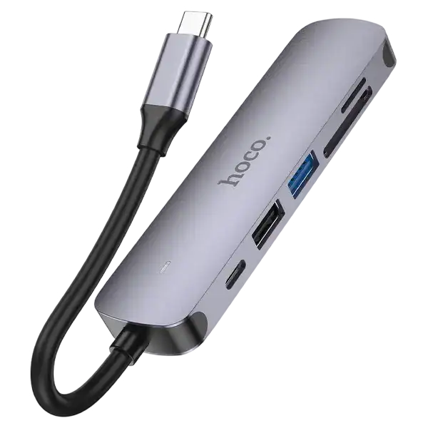 Hub 6 en 1 Tipo C Convertidor Multifuncional