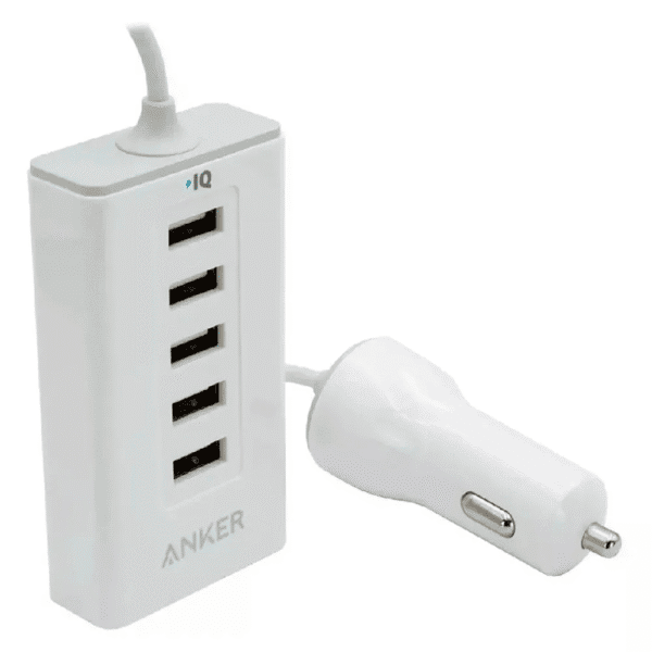 CARGADOR AUTO 5 PUERTOS USB ANKER - Imagen 3
