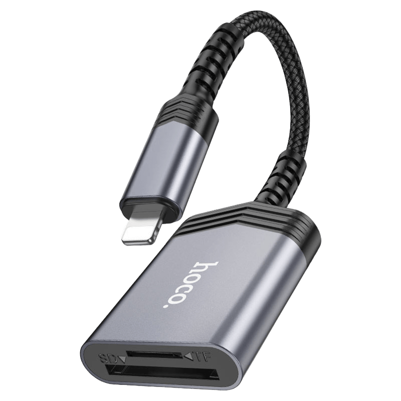 Lector de tarjetas para Iphone 11 - 14 series Lightning Hoco UA25