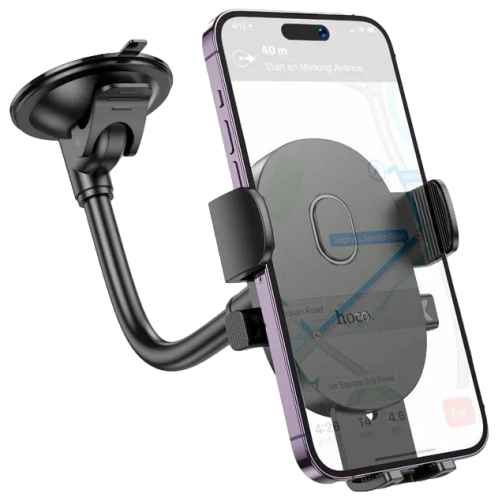 Soporte para coche Hoco H20 (smartphones de 4,7 a 7 pulgadas, sujeción automática, ajuste de inclinación)