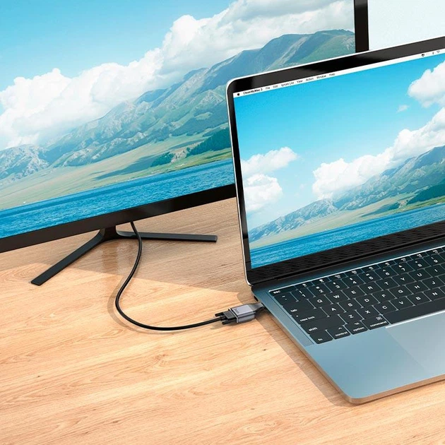 Adaptador convertidor HOCO UA34 Tipo-C a VGA compatible - Imagen 5