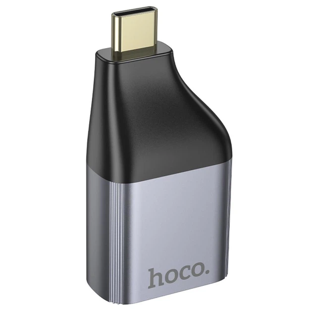 Adaptador Hoco UA35 (adaptador USB-C a RJ45, 100 Mbps, Windows, MacOS, Linux, Android, Chrome OS) - Imagen 5