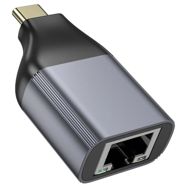 Adaptador Hoco UA35 (adaptador USB-C a RJ45, 100 Mbps, Windows, MacOS, Linux, Android, Chrome OS) - Imagen 6