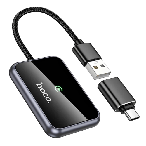 Adaptador CarPlay Inalámbrico Hoco HU1 para iPhone | Apple CarPlay WiFi y Bluetooth