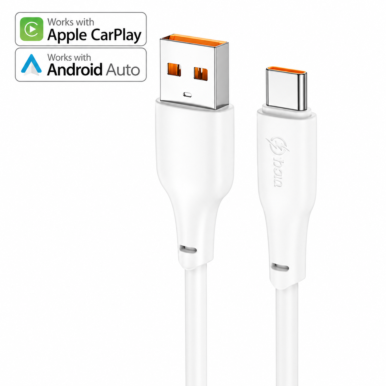 HOCO X93 USB-A a USB-C 100W | Android Auto y CarPlay