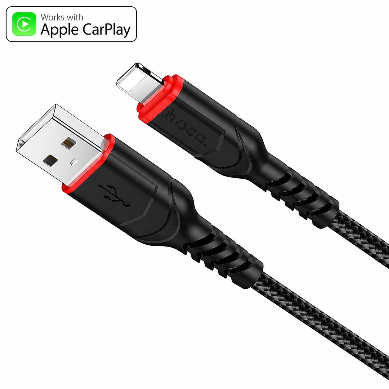 HOCO X59 Victory USB-A a Lightning 1M | Cable de Carga y Datos 2.4A para iPhone