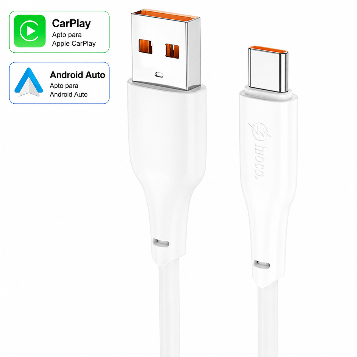 Cable HOCO X93 USB-A a USB-C 100W Carga Rápida y Datos 1 Metro