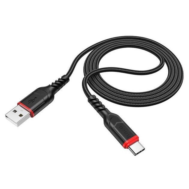 HOCO X59 Victory USB-A a USB-C 1 Metro | Cable de Carga Rápida 3A - Imagen 2