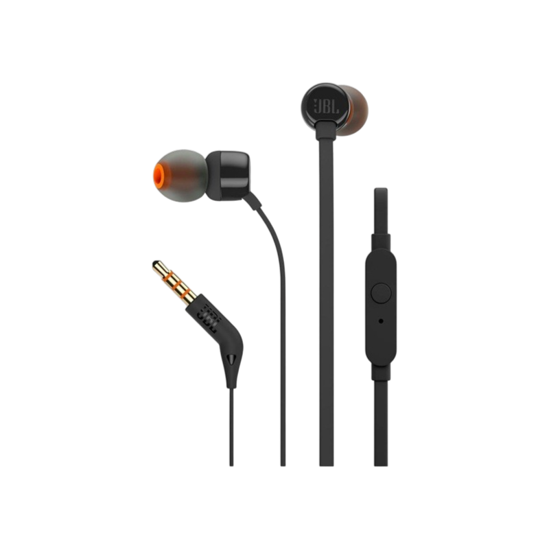 Audífonos In-Ear JBL Tune 110 con Cable Jack 3.5 mm y Micrófono