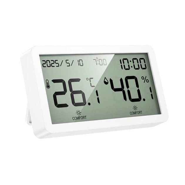 HOCO HX42 – Reloj Digital con Termómetro, Higrómetro y Alarma