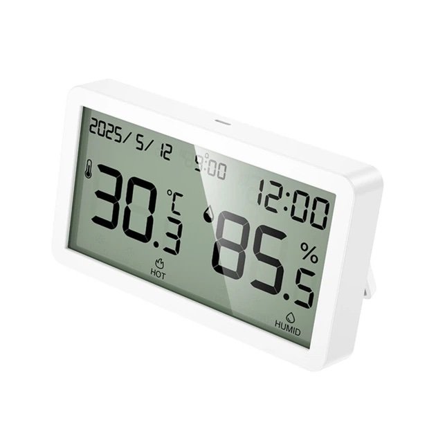 HOCO HX42 – Reloj Digital con Termómetro, Higrómetro y Alarma - Imagen 8