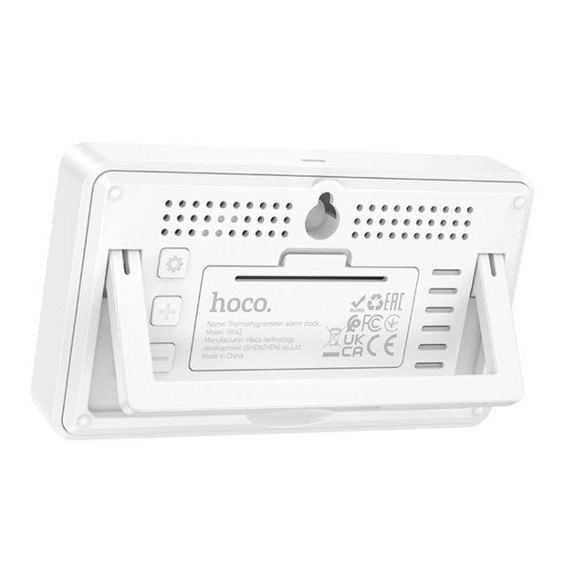 HOCO HX42 – Reloj Digital con Termómetro, Higrómetro y Alarma - Imagen 5