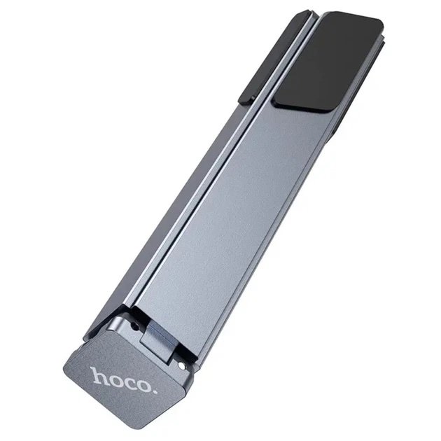 Soporte Plegable HOCO HD9 para Notebook y Tablet de Aluminio Ajustable – Gris - Imagen 5