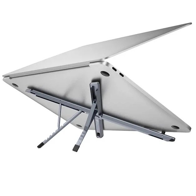 Soporte Plegable HOCO HD9 para Notebook y Tablet de Aluminio Ajustable – Gris - Imagen 7