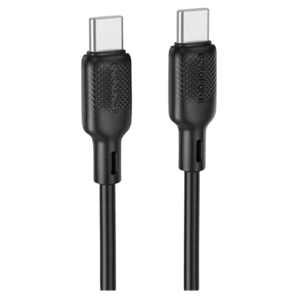 Cable BOROFONE BX113 Lenny USB-C a USB-C 60W Carga Rápida PD 1 Metro