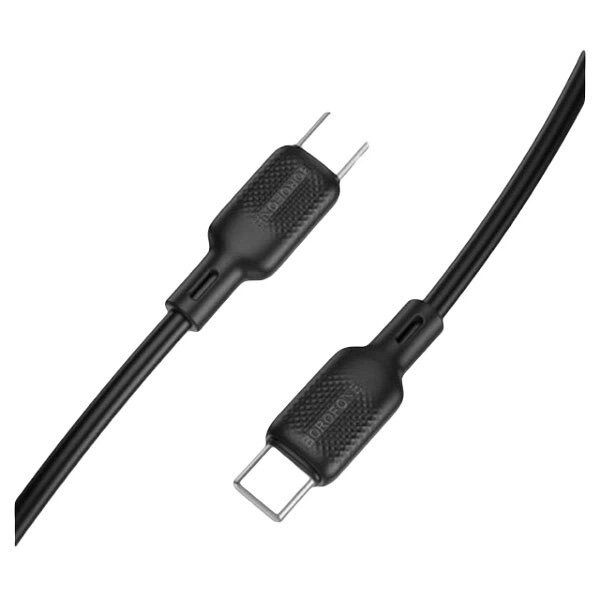 Cable BOROFONE BX113 Lenny USB-C a USB-C 60W Carga Rápida PD 1 Metro - Imagen 3