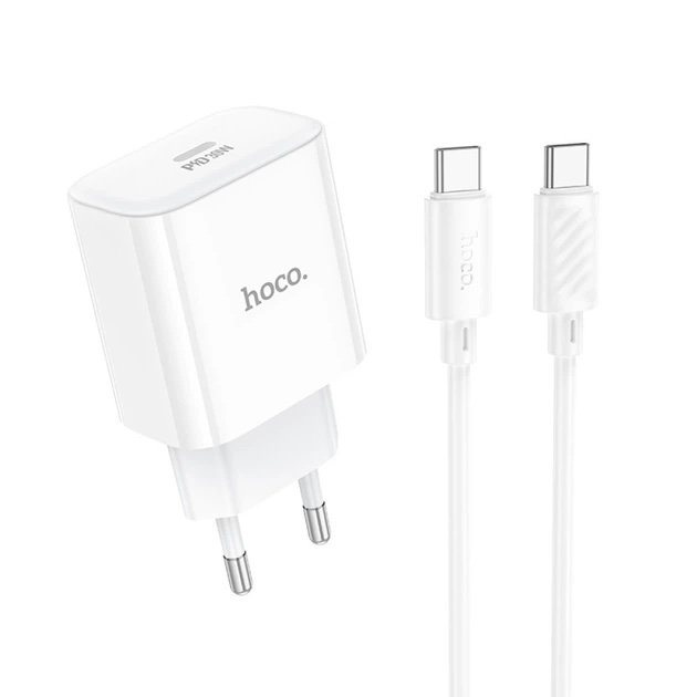 HOCO C76A Pro Cargador Rápido PD 30W con Cable USB-C a USB-C - Imagen 3