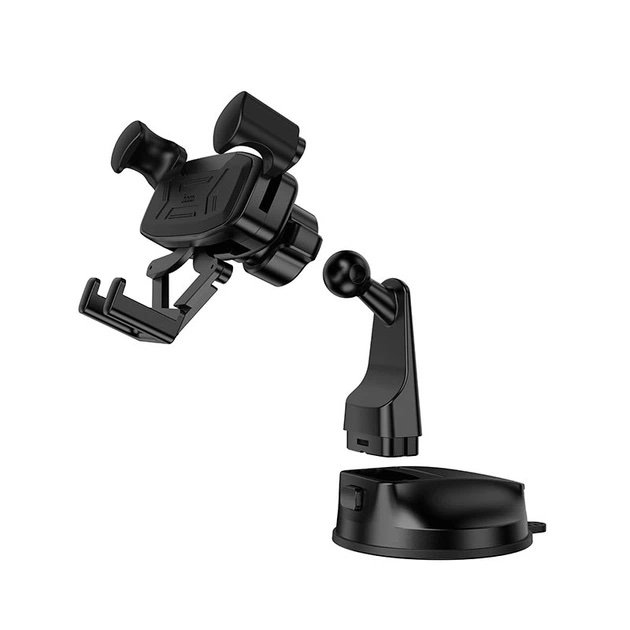 HOCO H67 Gamble – Soporte de Celular para Auto con Sujeción por Gravedad y Ventosa para Tablero (4.5–7”) - Imagen 2