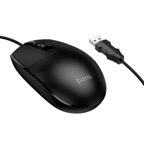 HOCO GM50 League | Mouse Óptico Alámbrico USB 1000 DPI