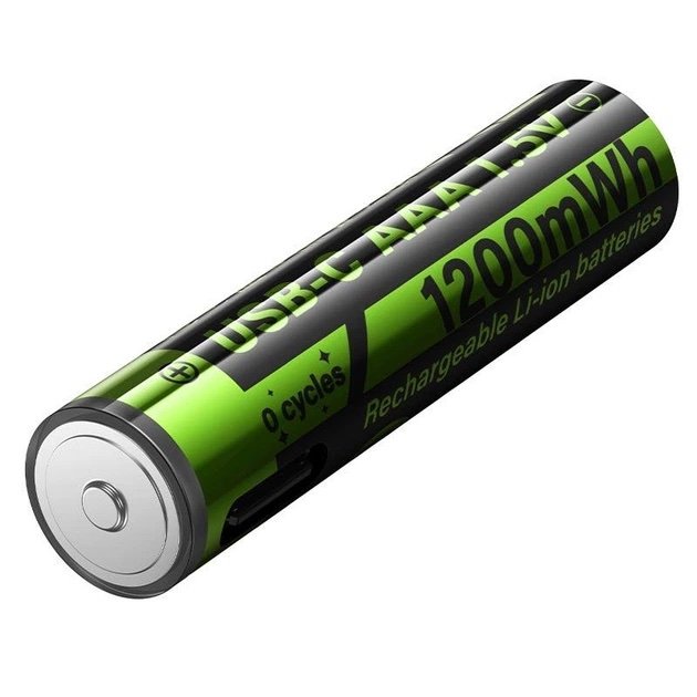 HOCO JA4 Baterías AAA Recargables 1.5V USB-C x2 - Imagen 2