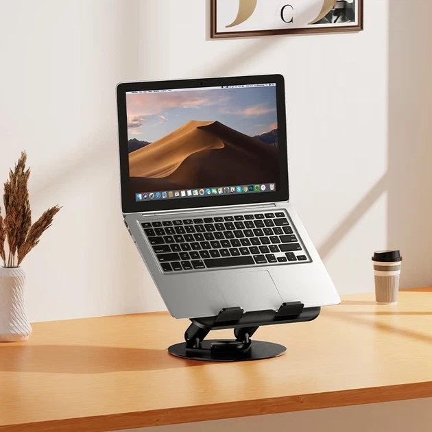 HOCO HD14 Hope – Soporte Giratorio 360° para Notebook y Tablet - Imagen 4