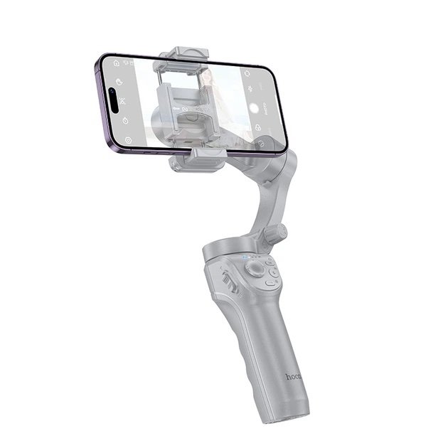 HOCO K24 Support Gimbal 3 Ejes para Celular con Seguimiento Facial y Luz LED