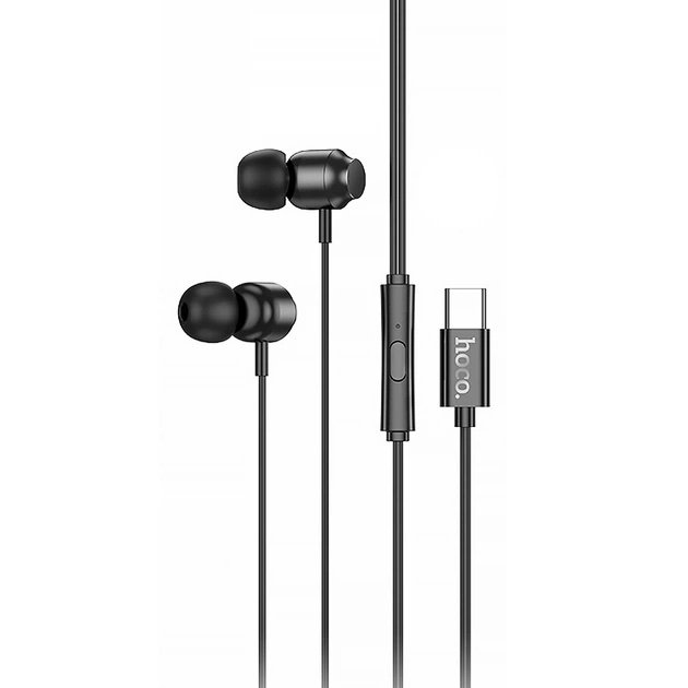 HOCO M122 Power USB-C Negro – Audífonos In-Ear con Micrófono - Imagen 2