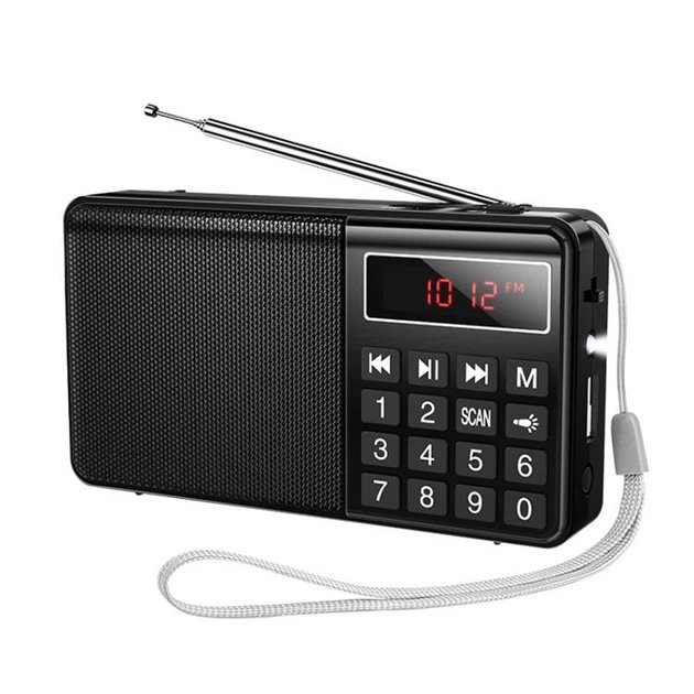 HOCO HI50 Radio Portátil AM/FM Bluetooth 5.3 | 5W + Linterna