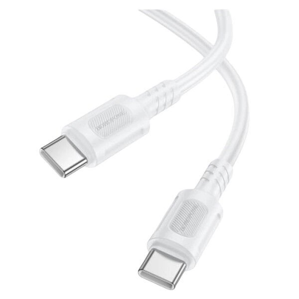 Cable BOROFONE BX111 USB-C a USB-C 60W blanco