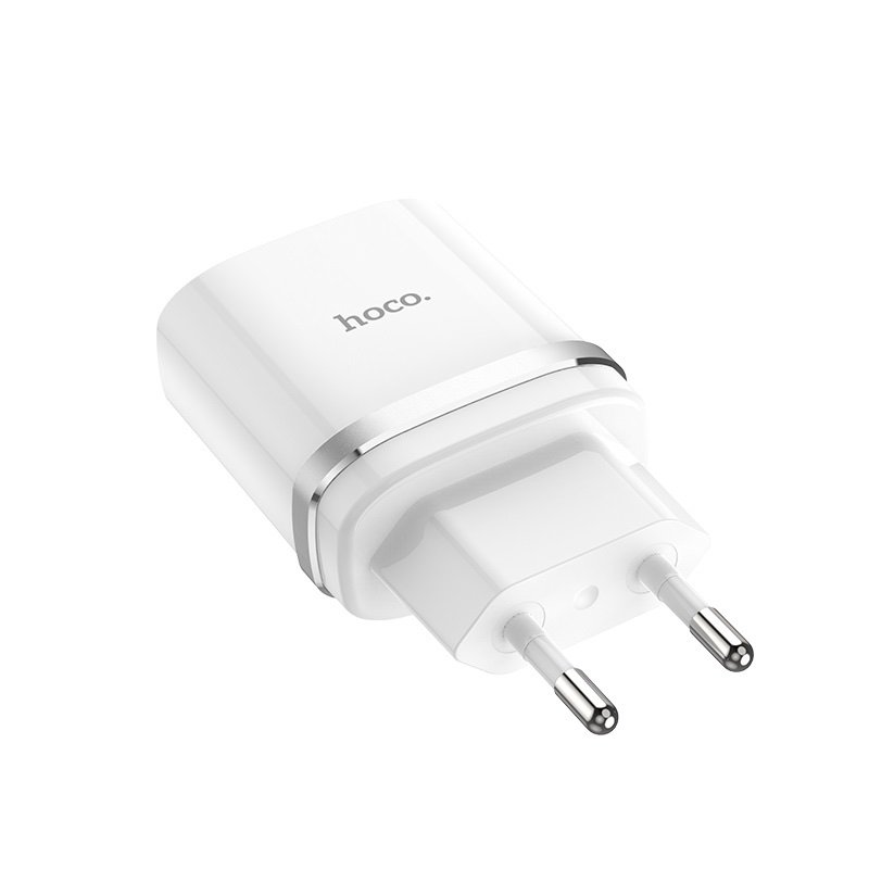 Cargador Rápido HOCO C12Q 18W QC 3.0 + Cable Lightning - Imagen 2