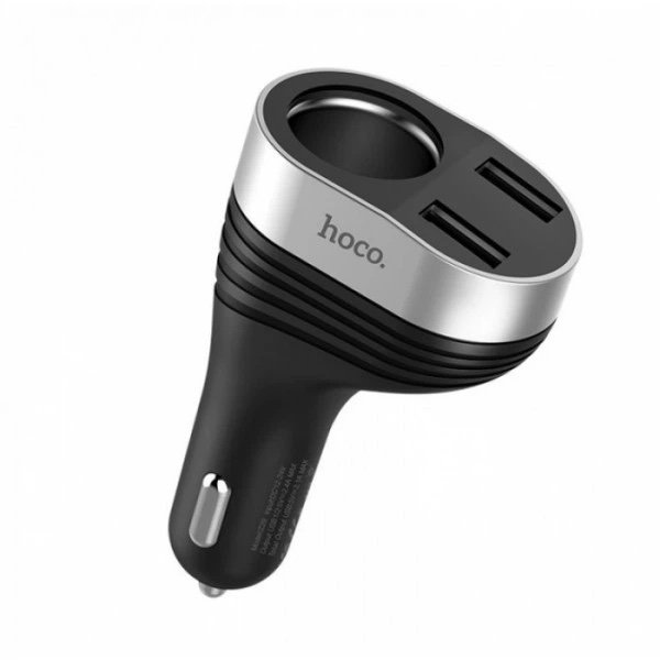 Cargador para Auto HOCO Z29 Regal con Pantalla Digital y Doble USB - Imagen 3