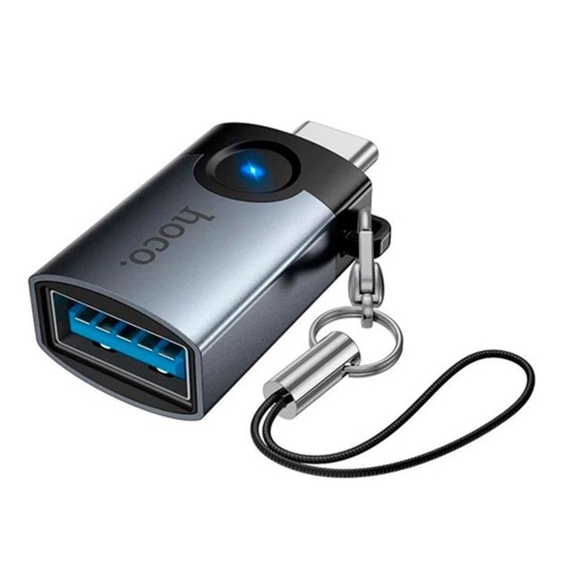 HOCO UA46C Adaptador USB-C Macho a USB-A Hembra OTG 3A