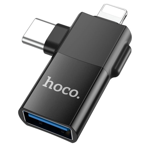 HOCO UA17 Adaptador USB-A Macho a USB-C Hembra OTG