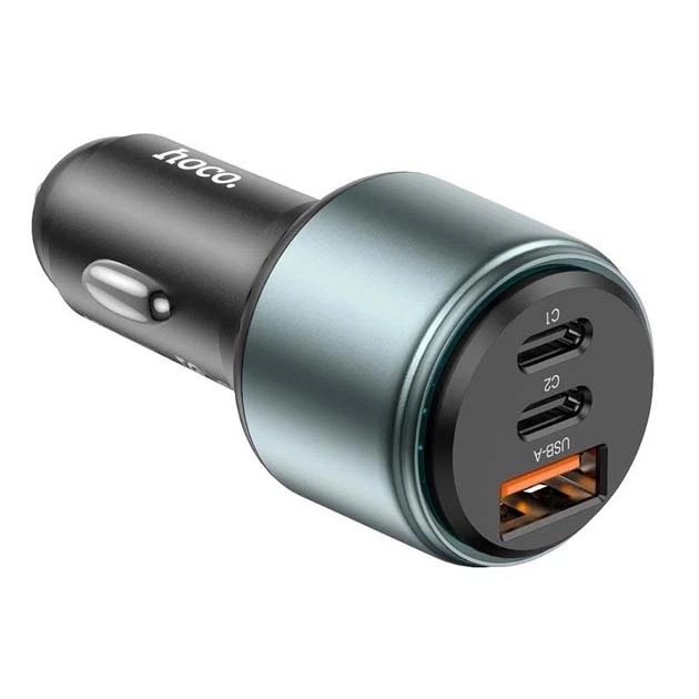 HOCO NZ9 Galloper – Cargador de Auto 95W, 2 USB-C + USB-A