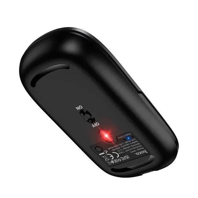 HOCO GM43 Adelanto — Mouse Inalámbrico Dual Bluetooth + 2.4G recargable USB-C - Imagen 3