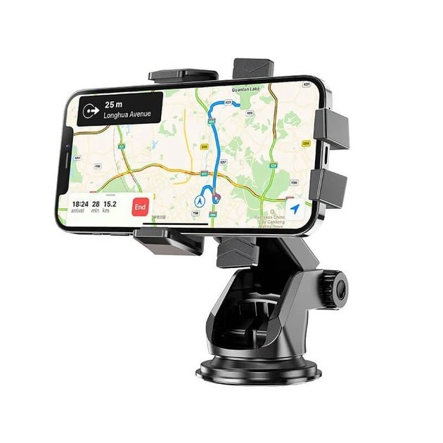 HOCO CA83 Soporte Celular para Auto Tablero y Parabrisas - Imagen 2
