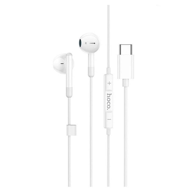 HOCO M93 Joy USB-C Blanco – Audífonos con Micrófono
