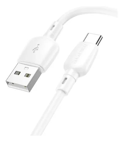 BOROFONE BX93 – Cable USB-A a USB-C 27W Blanco